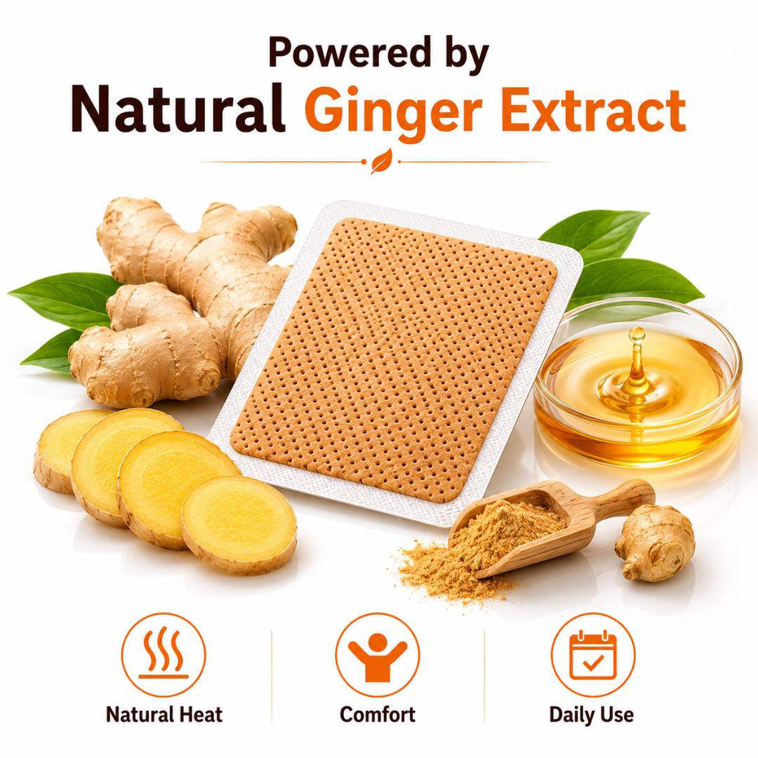Ginger Instant Pain Relief Patches