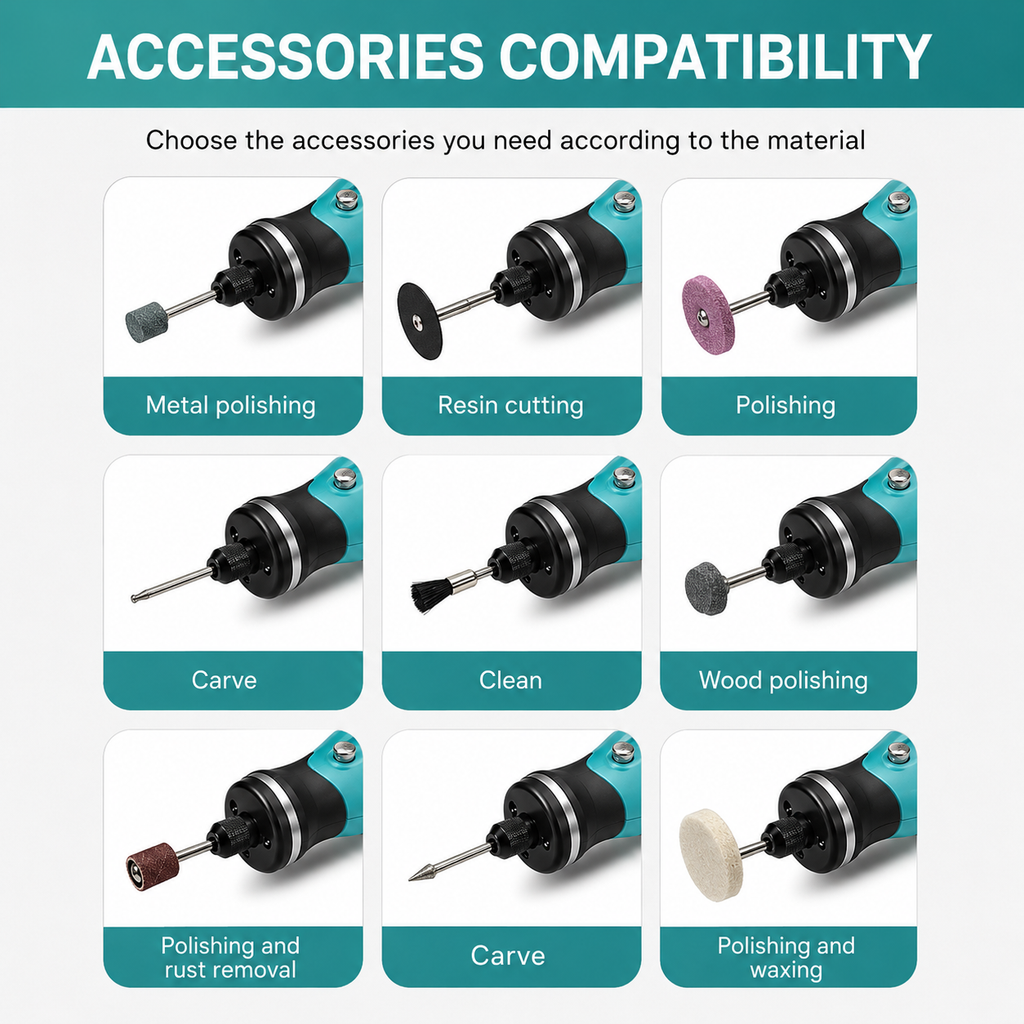 Wireless Engraving Pen Kit for Jewelry, Wood, Metal, Glass & Plastic